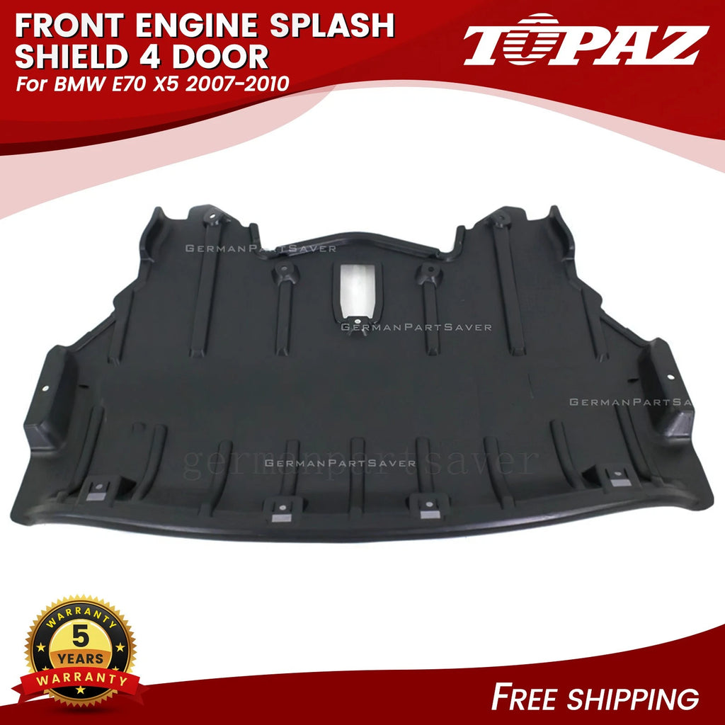 Front Engine Splash Shield for BMW X5 (2007–2010)