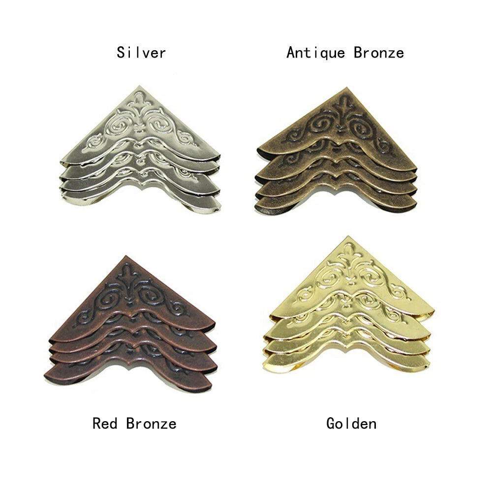 24pcs Metal Book Corner Protectors 30mm for Scrapbooking Album