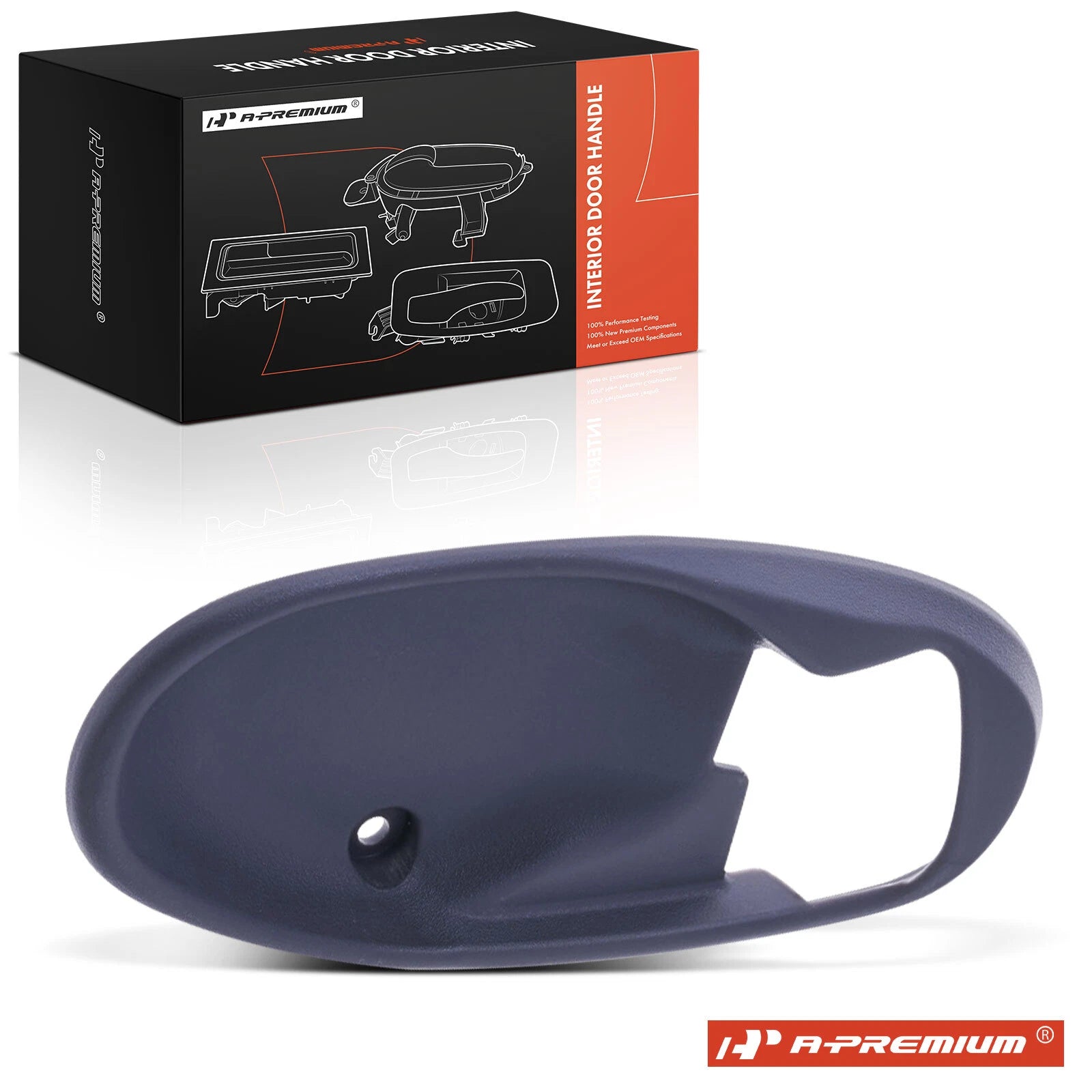 Front Gray Interior Door Handle for Mitsubishi Eclipse (1995–1997)