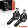 2X Front Outer Tie Rod End for Mitsubishi Mirage (2014–2015, 2017–2023)