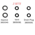 2X Gearlube O-Rings for Volvo Penta Duoprop DPS-M Drive (Replaces 3852045, 3855081)