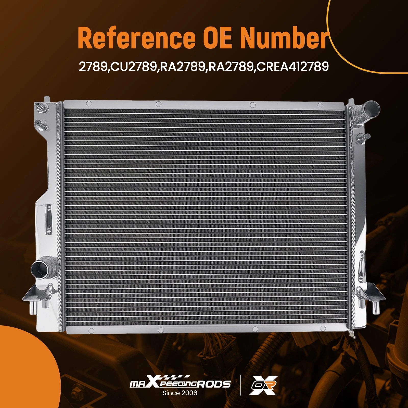3 Row Aluminum Radiator for Ford Mustang (2005–2013) V6 3.7L 4.0L