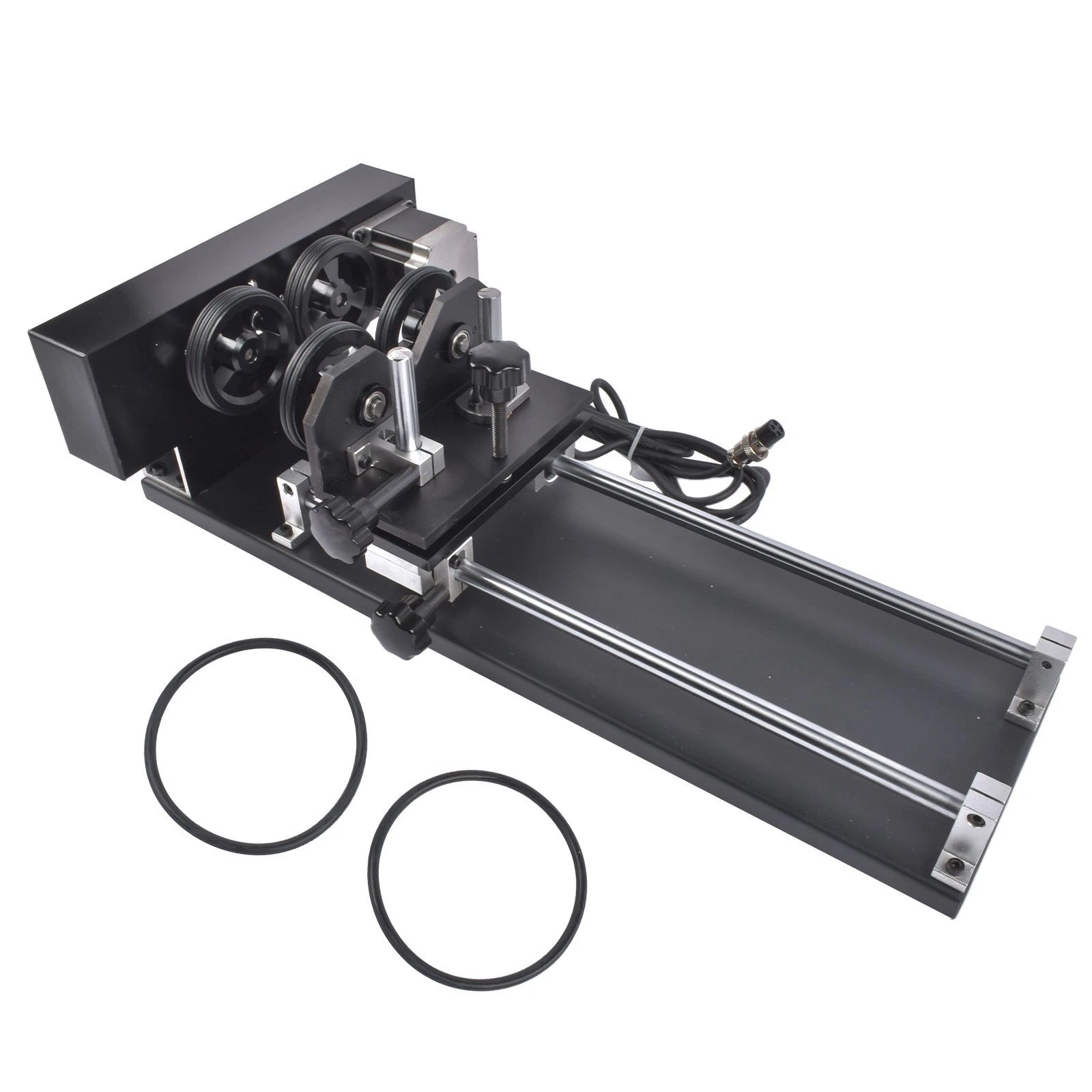 4-Wheel Rotary Axis Attachment for CO2 Engraver (50W–130W)