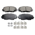 Set of 4 Akebono ProACT Front Ceramic Brake Pads for HS250h Vibe xB xD Corolla RAV4