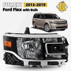Halogen Headlight Assembly for Ford Flex (2013–2019) DA8Z13008A