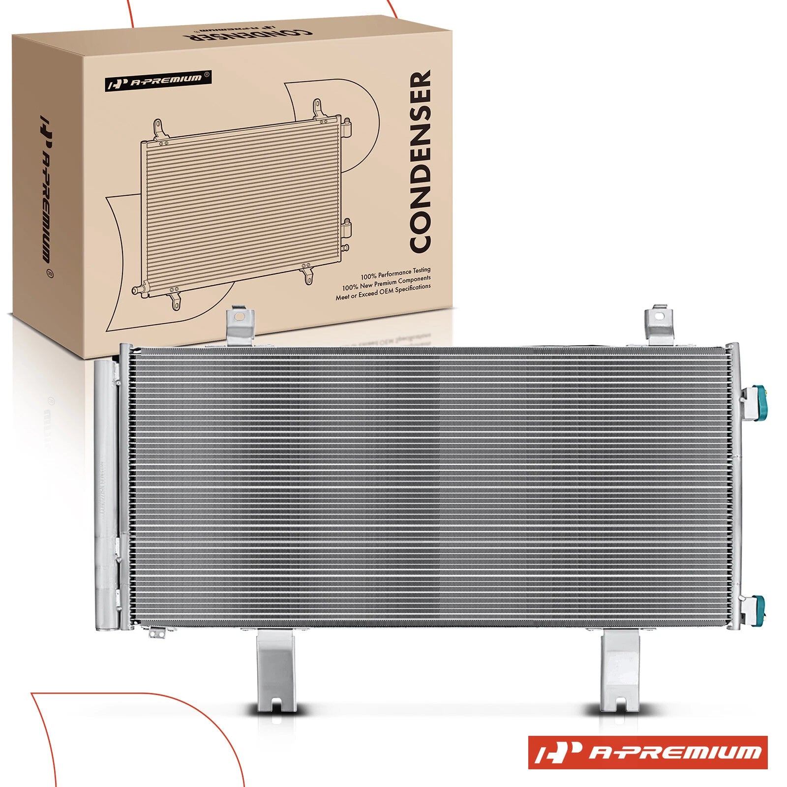 A/C Condenser with Bracket & Receiver Drier for Honda Accord (2018–2019)
