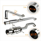 4" Tip Muffler Catback Exhaust for Nissan Sentra B16 SE-R/Spec V (2007–2012)