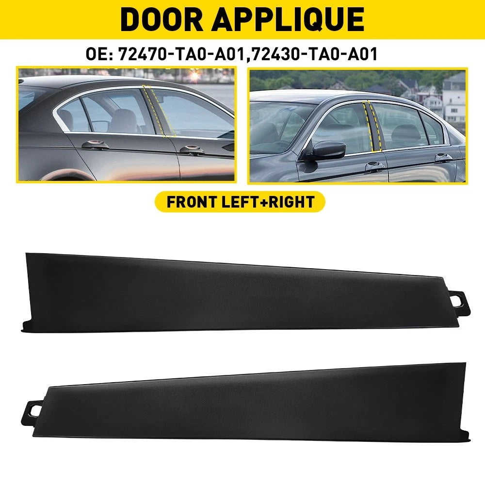 Front Door Pillar Molding Pair for Accord (2008–2013)
