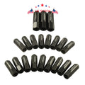 Set of 20 Aluminum Tuner Racing Lug Nuts for JDM Vehicles (60mm, Black)