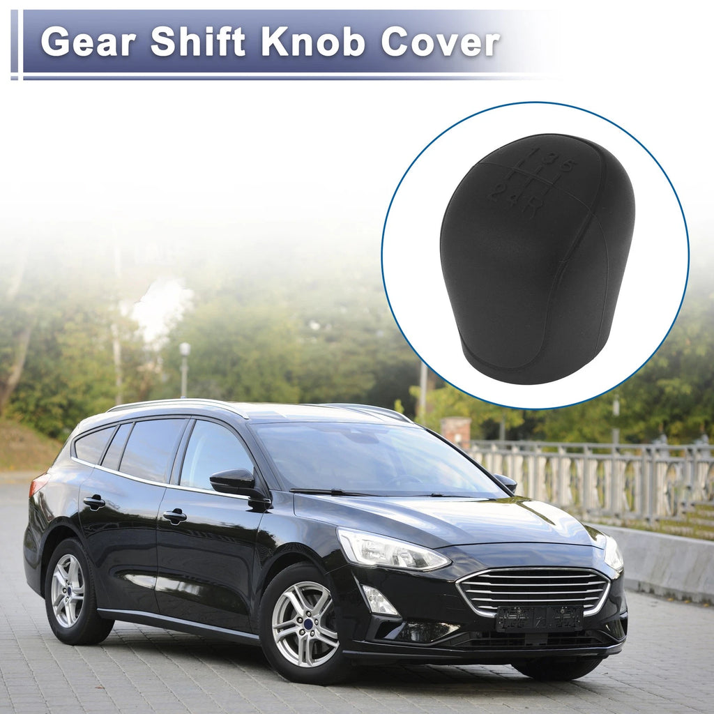Gear Shift Knob Cover for Ford C-Max (2010–2019) - Black Silicone