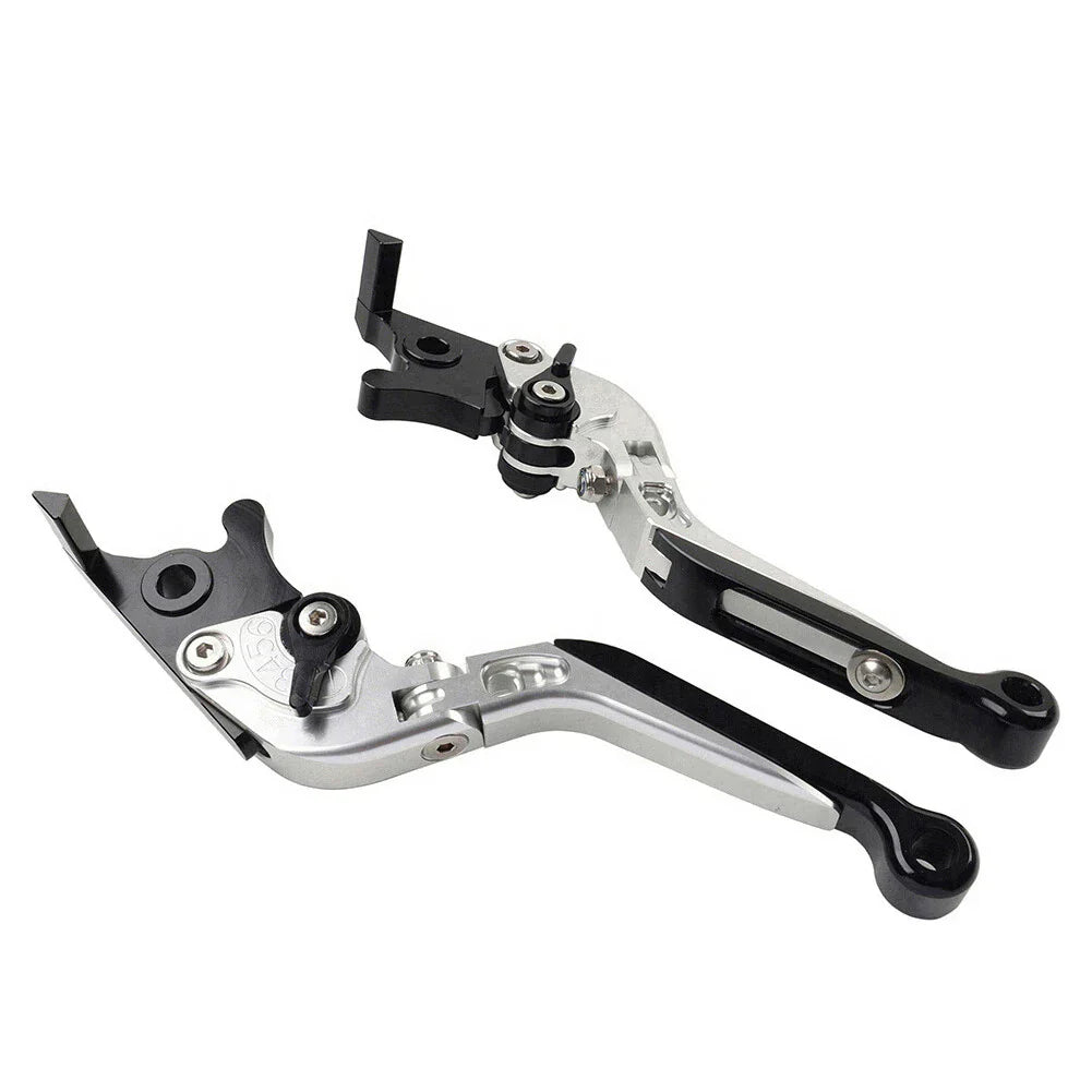CNC Silver Extendable Brake Clutch Levers for BMW S1000RR S1000R (2015-2019)