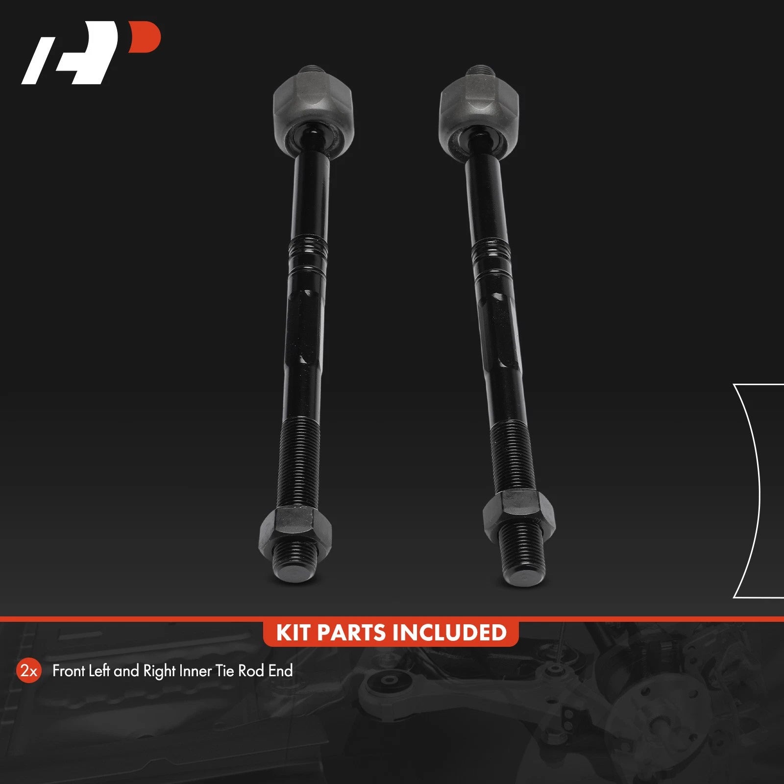 2X Front Inner Tie Rod End for Chevrolet Malibu (2013-2015)