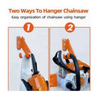 Chainsaw Holder for Garage Storage (Fits Most Models)