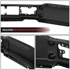 3-Piece Front Bumper Face Bar for Ford F-150 (2018–2020) Black w/o Fog Light Holes