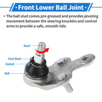 2X Front Lower Ball Joints for Toyota Sienna (2010–2016) No. 4333049165