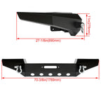 Steel Front & Rear Bumper with D-rings for Jeep Grand Cherokee (1999–2004)