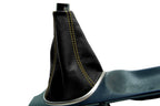 Leather Manual Shift Boot for Acura RSX (2002–2006) Yellow Stitch