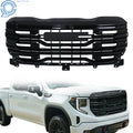 Front Bumper Grille Assembly Gloss Black for GMC Sierra 1500 (2022–2024)