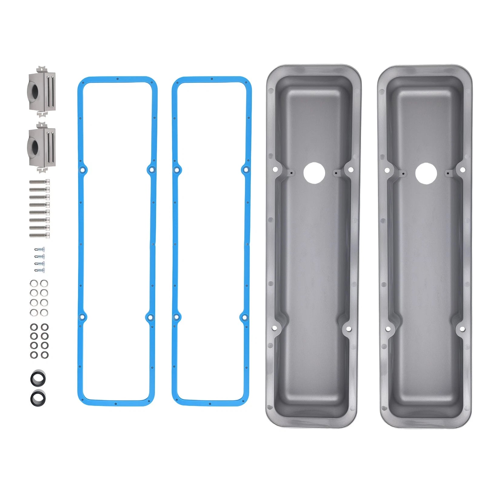Aluminum Valve Covers for Chevy 283 302 305 327 350 400 SBC (Short Bolt)