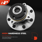 2X Front Wheel Hub & Bearing Assembly for Ford F-250 Super Duty (1999–2001)