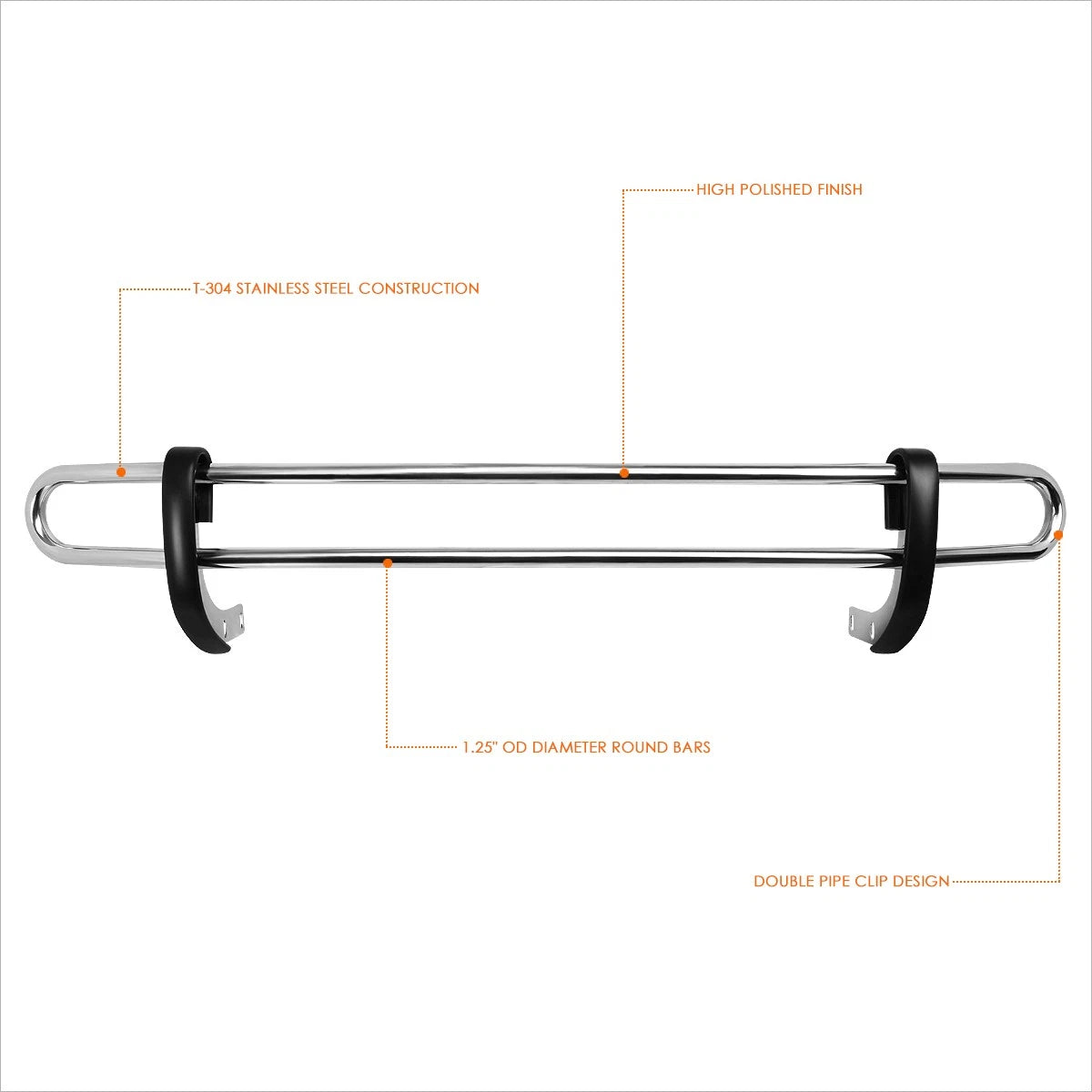 Stainless Steel Rear Bumper Protector for Honda Odyssey (2005–2010)