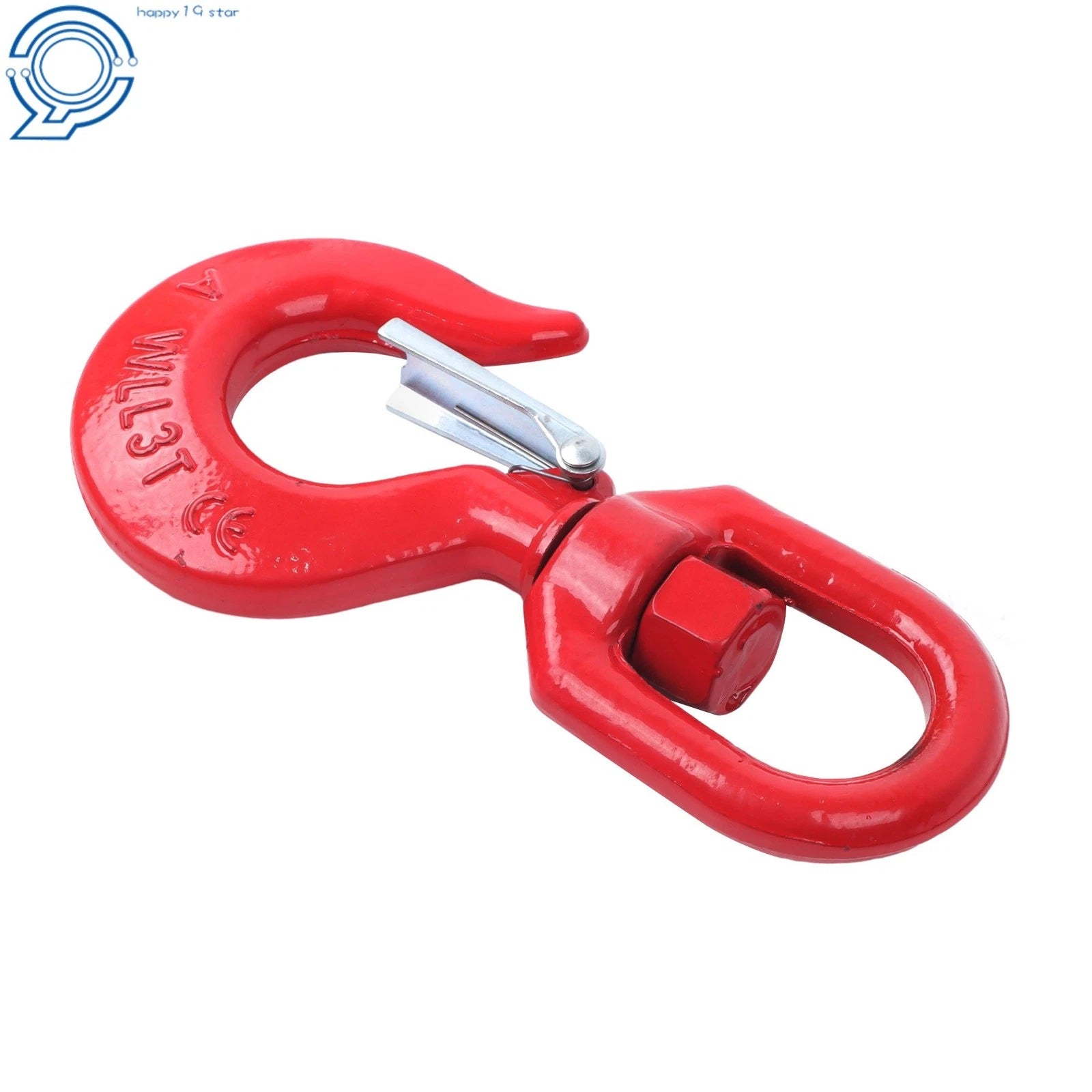 3 Ton Swivel Lifting Hook 5/8" with Safety Latch for Heavy Duty Use