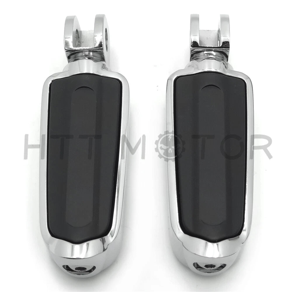 Chrome Lightning Footpegs for Kawasaki Vulcan 1500 800 900 (1996–2009)