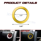 Ignition Start Stop Button Ticker Ring Cover for Honda Civic Accord (2016-2021)