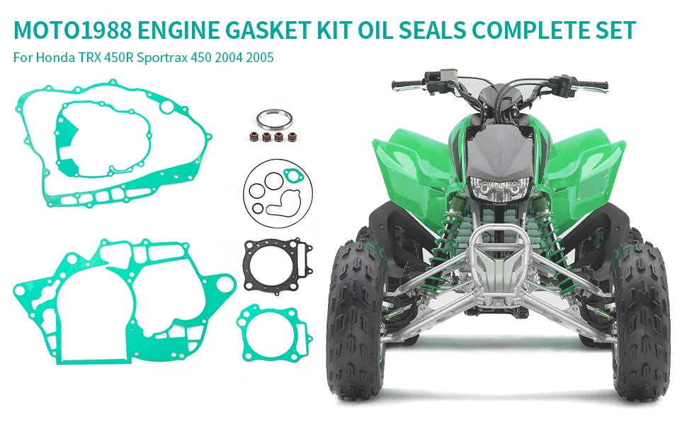 Engine Gasket and Seal Kit for Honda TRX450R Sportrax 2004–2005