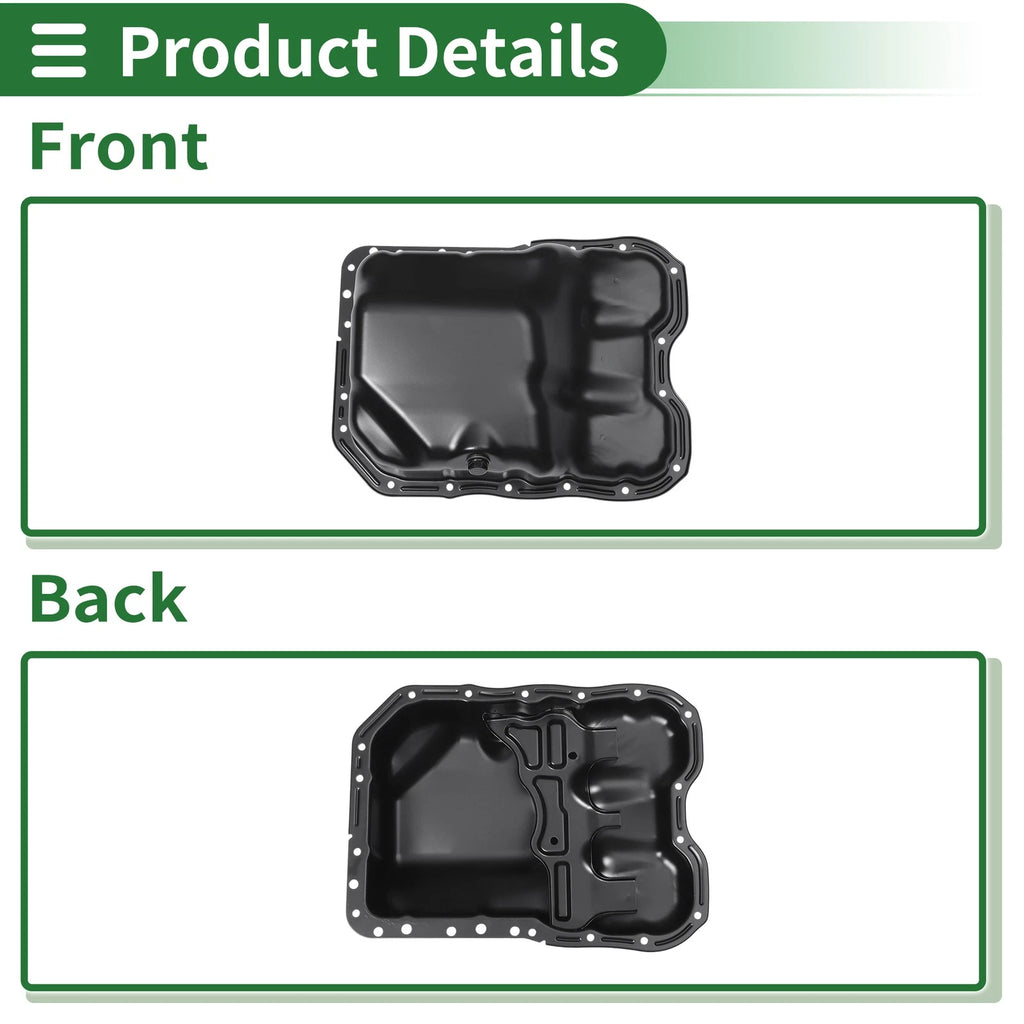 1 Pc Engine Oil Pan No.2151025001 for Hyundai Tucson (2011–2013) Iron Black
