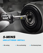 2X H11 LED Headlight Bulbs Conversion Kit 100W 6500K for