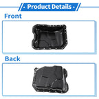 1 Pc Engine Oil Pan No.4884665AE for Chrysler 200 (2011–2014) Iron Black