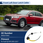 Door Latch Cable No. 8R0837085C for Audi Q5 (2005–2017) Front Left