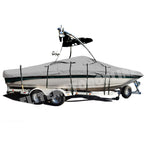 Calabria Pro Team V 23' Boat Cover with Wakeboard Tower (Trailerable)