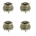 ACDelco Front & Rear Wheel Bearing & Hubs Kit for Santa Fe Sport, Sorento AWD (2013–2019)