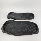 Saddlebag Lid Covers for Mustang (1993–2013) - Black, Mandarin Thread