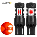 2X AUXITO 7443 7440 LED Red Brake Stop Tail Parking Light Bulbs for Honda