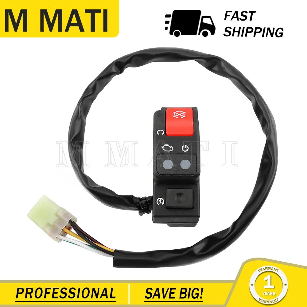 Engine Stop Kill Right Switch for Honda CRF110F CRF125F CRF125FB (2019–2024)