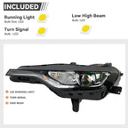 LED Headlight for Chevy Camaro (2019–2024) w/ LED DRL w/o Leveling Left Driver