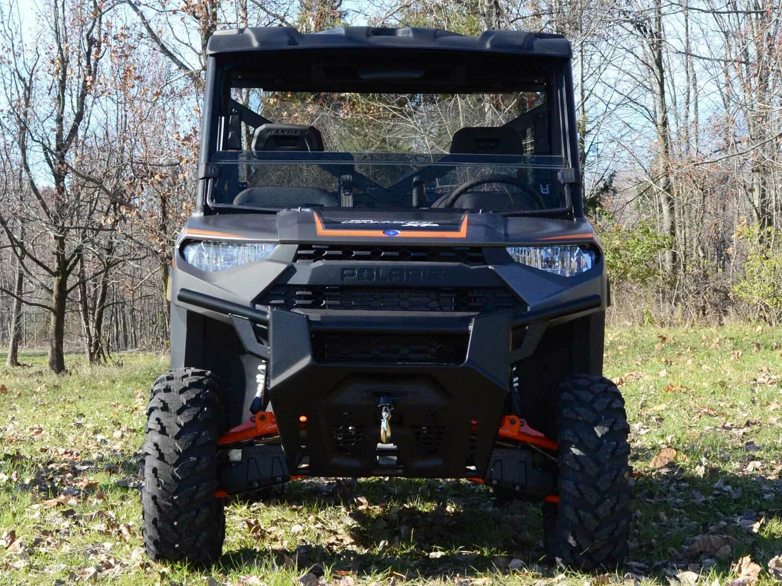 Dark Tinted Half Windshield for Polaris Ranger Fullsize XP 570 (2015–2016)