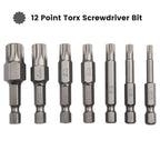 Set of 7 Nutdrivers Screwdriver Bits for Electric Screwdrivers