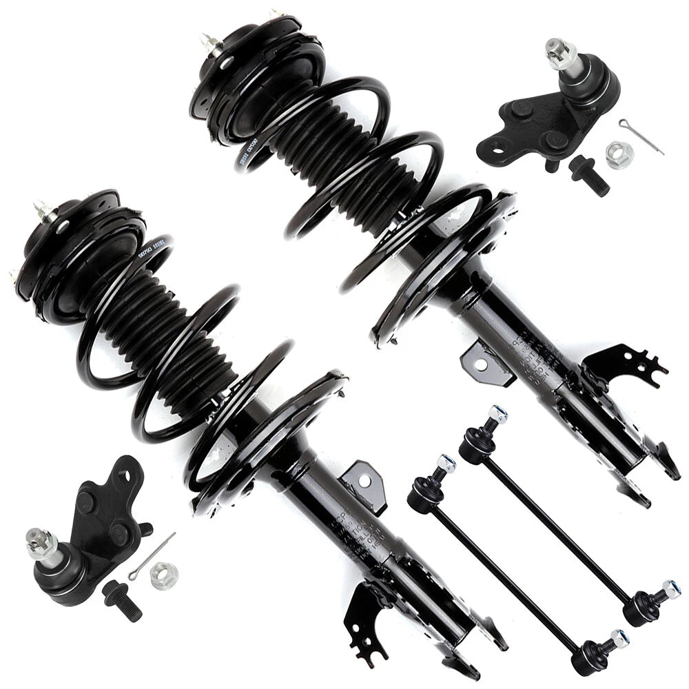 Front Struts Sway Bars Ball Joints Kit for Toyota Camry (2012–2017)