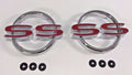 Quarter Panel Emblems 2 Pair Replacement for 1964 Chevrolet Impala SS (1964–1964)