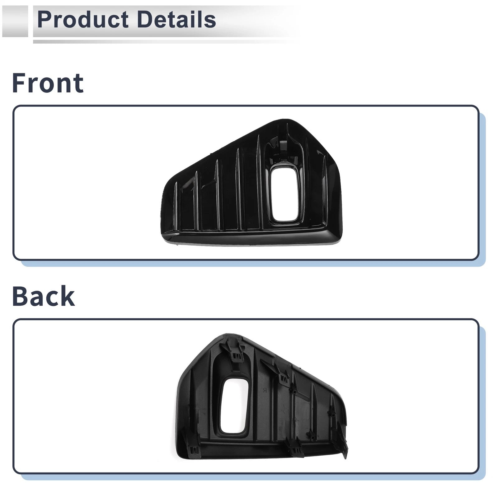 1 Pc Fog Light Grill for Nissan Kicks (2021–2023) No. 622525RY0A