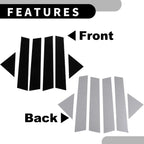 6 x Car Pillar Window Trim Covers for Chrysler 300 300C (2005-2010)