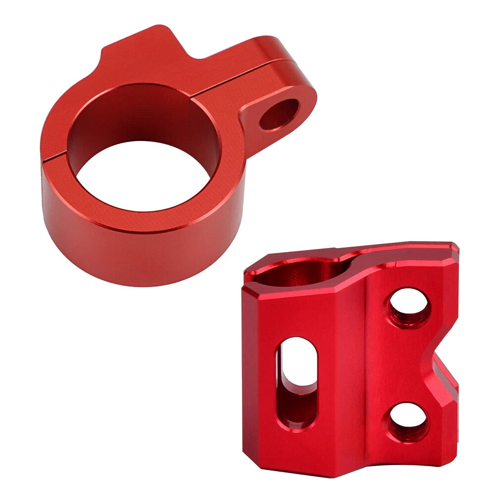 Front Brake Line Hose Clamp for Honda CRF250R CRF450R (2015–2020) Red