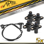 Set of 4 Camshaft & Crankshaft Position Sensors for Mercedes-Benz S500