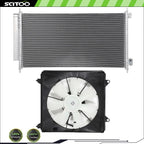 AC Condenser and Cooling Fan Assembly Kit for Honda Accord (2008–2012)