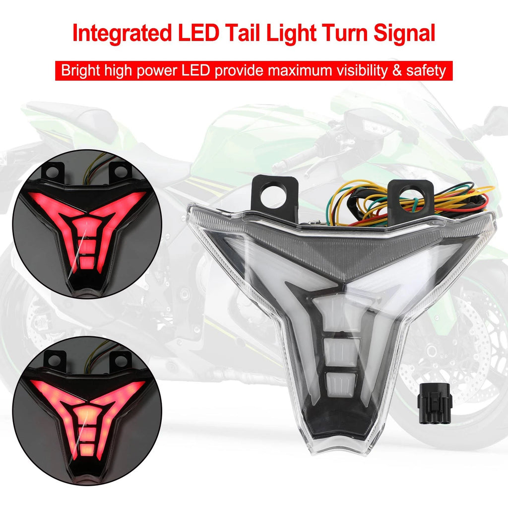 Integrated Tail Light Turn Signal for Kawasaki Ninja ZX10R Z1000 (2013–2022)