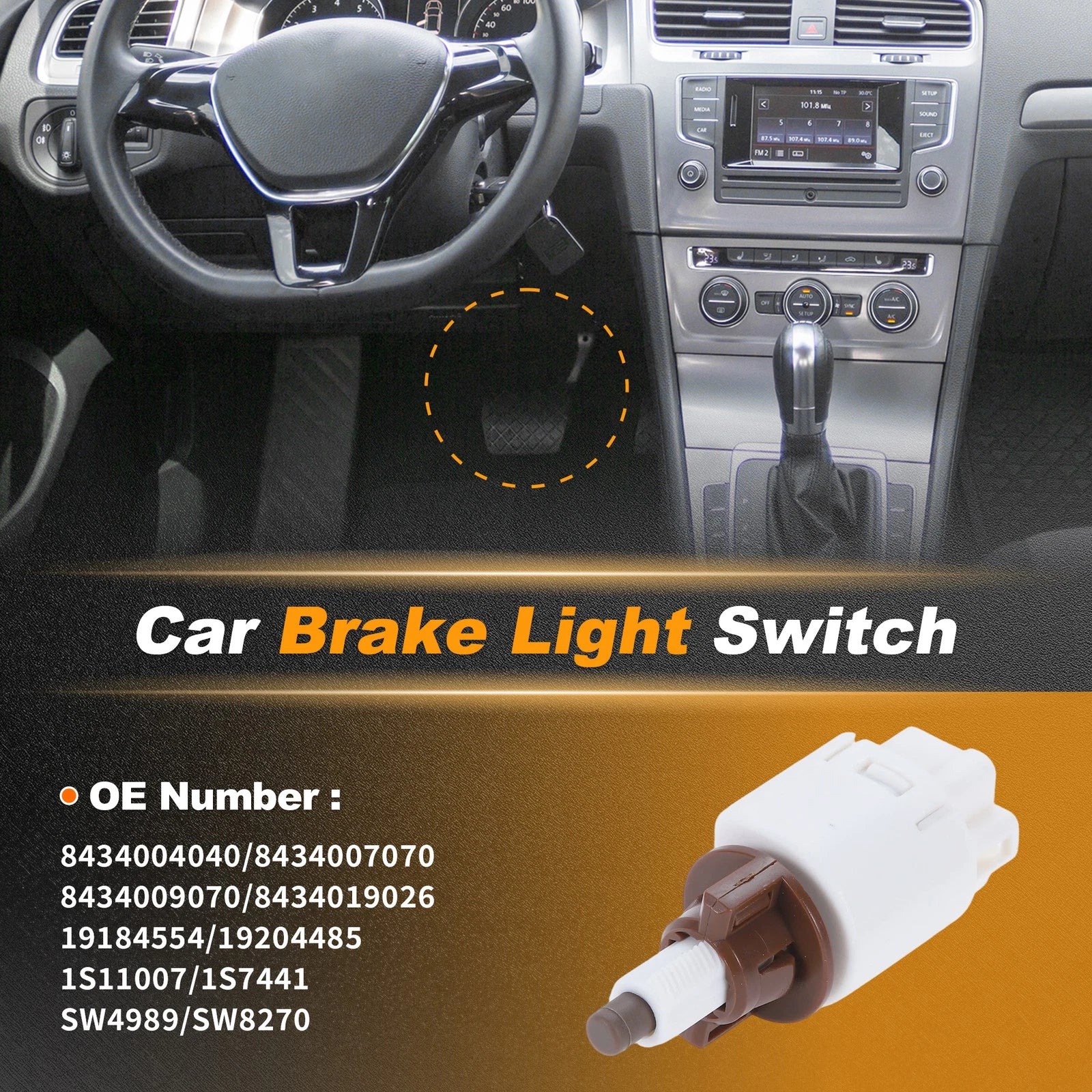 Brake Light Switch for Lexus ES350 (2012) 19184554